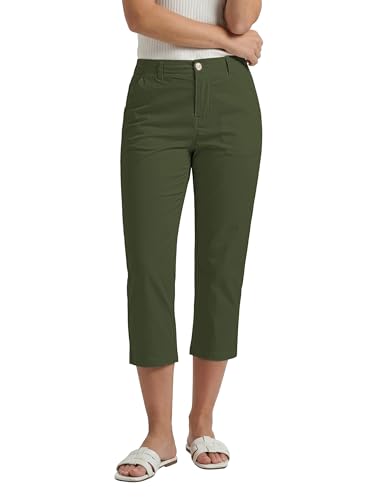GRAPENT Women Capri Pants for Summer Dress Pants Women Tummy